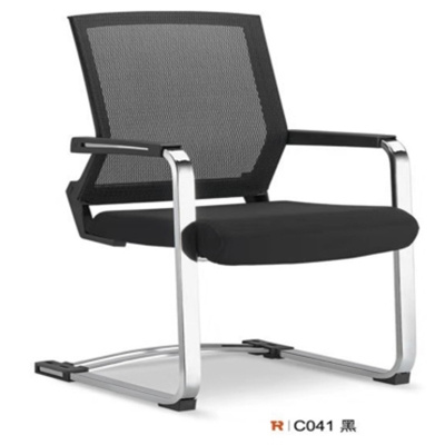 銅牛 Tongniu C041 辦公椅 鋼制腳 網布 透氣 黑色 計價單位：把