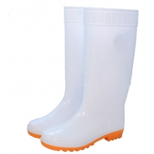 企普白色雨靴
