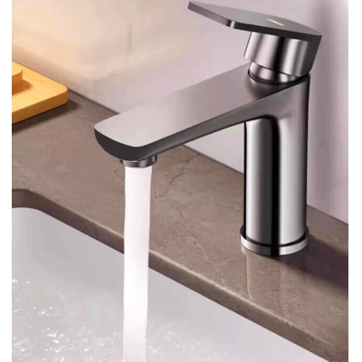 企普 平面單孔冷熱面盆水嘴